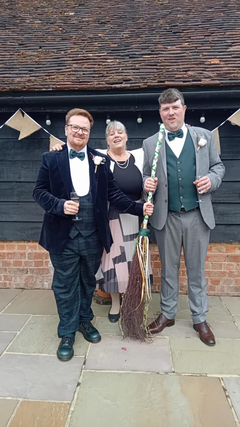wedding broom handfasting LGBTQI+ inclusive